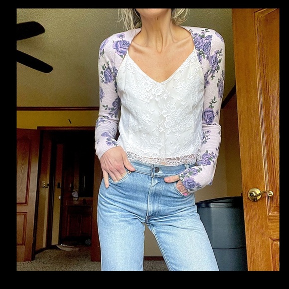 RARE GUIZIO Micro Cardigan XS RETAILS $325 - Picture 4 of 9